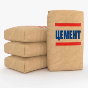 Цемент в мешках